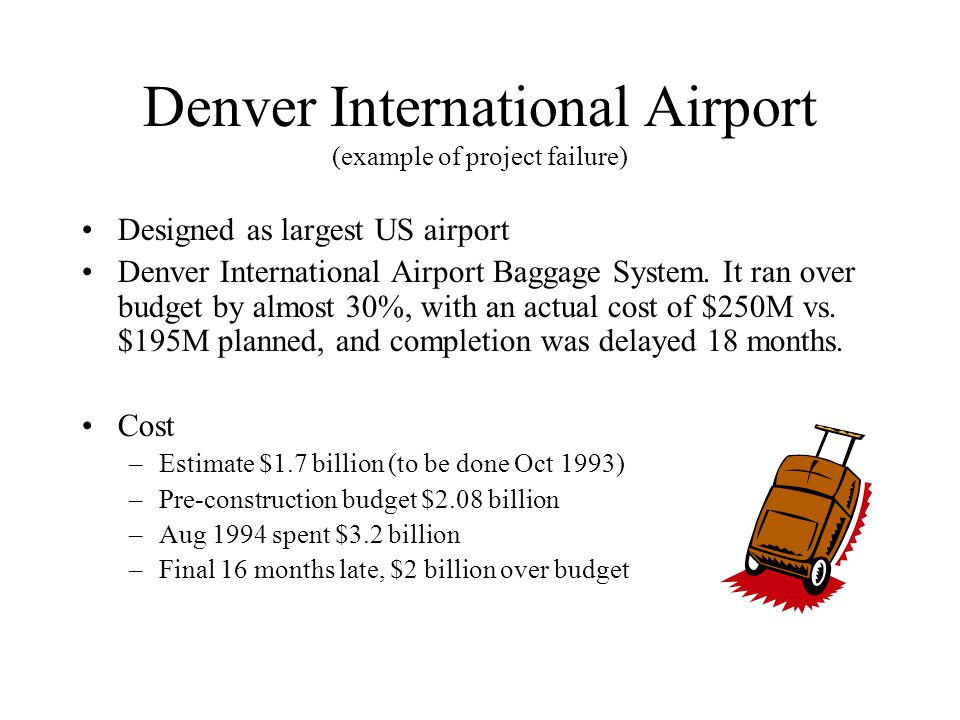 Denver airport failure